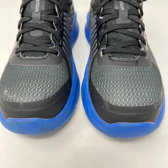 Wolverine Work Shoe Steel Toe Size 9W Women’s Non-Slip Black Blue Sneakers - Picture 4 of 10